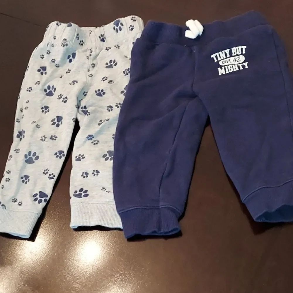 Lot of 2 Carter's Jogger Sweatpants 18M
